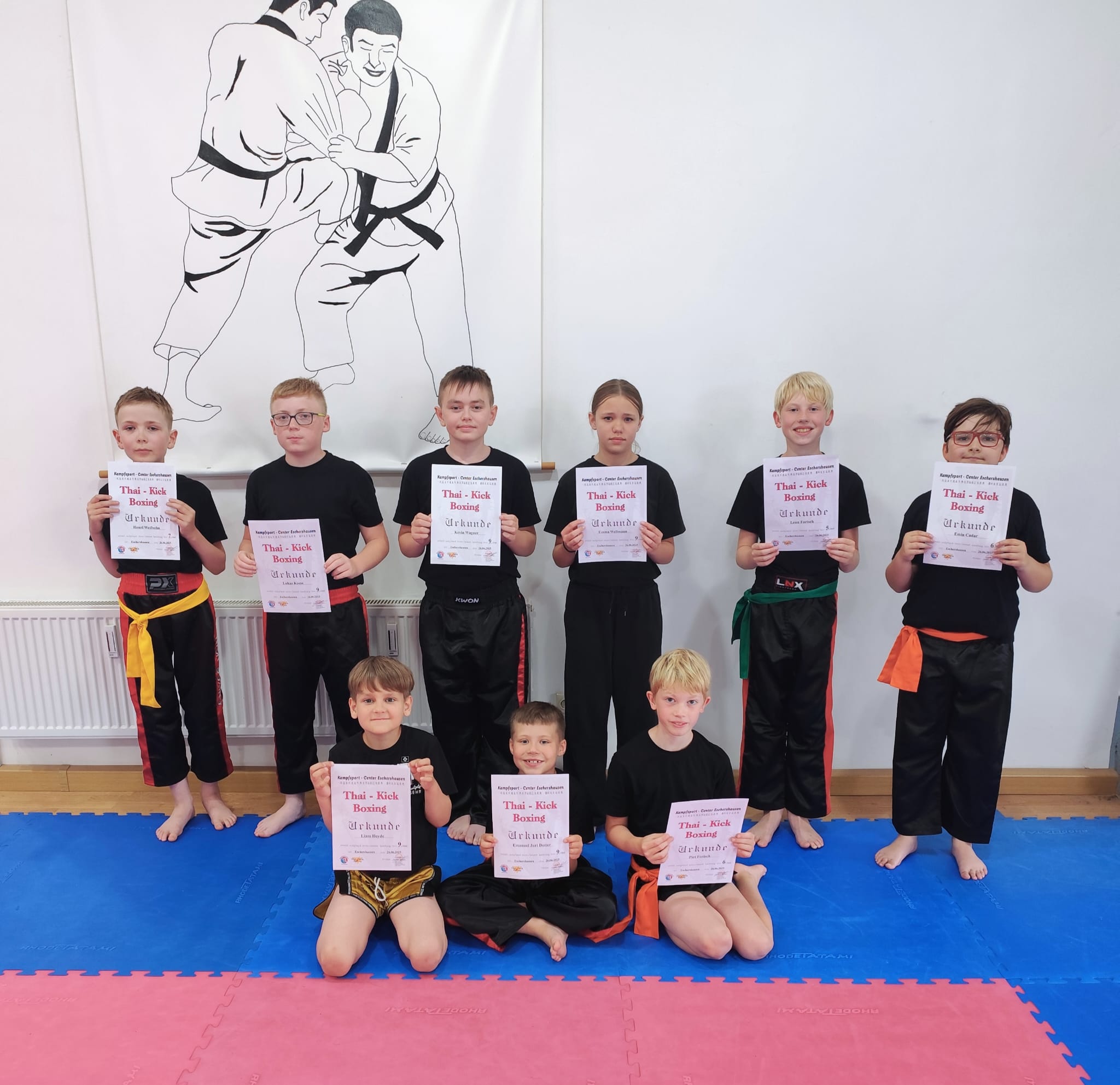 Kickboxen Kids Prüfung